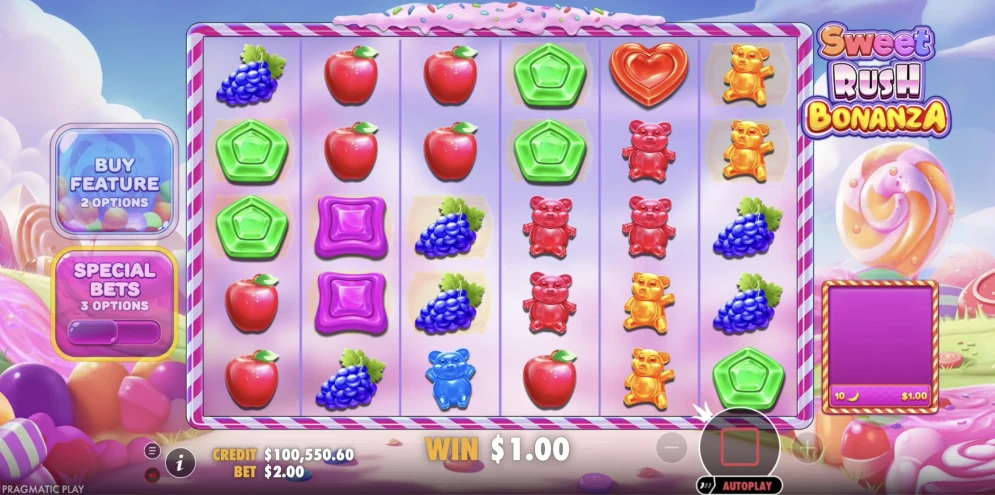Sweet Rush Bonanza demo